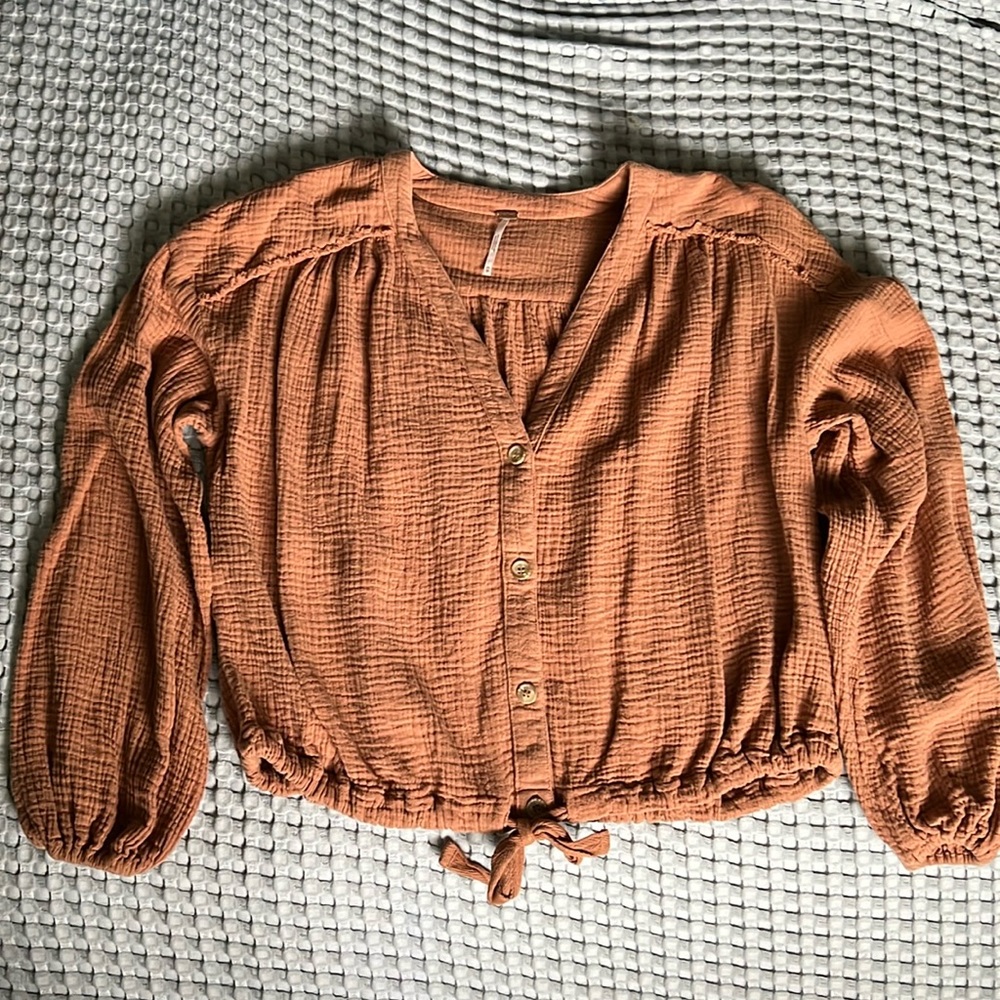 Free People Long Sleeve Top